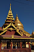 Bagan Myanmar. Shwezigon pagoda.  